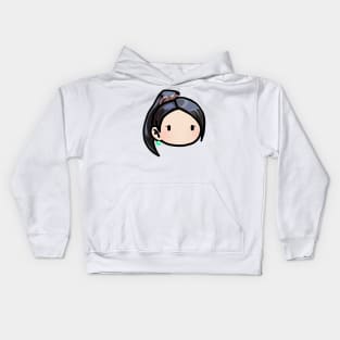 VALORANT SAGE Chibi Head Kids Hoodie